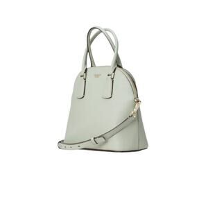 KATE SPADE Cow Leather Sylvia Dome Satchel Bag Lt Pistachio Classic Office City